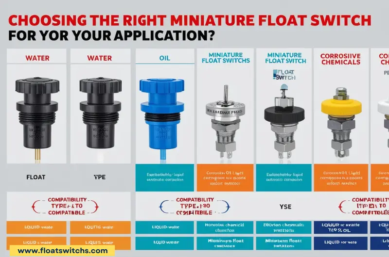 Choosing the Right Miniature Float Switch for Your Application