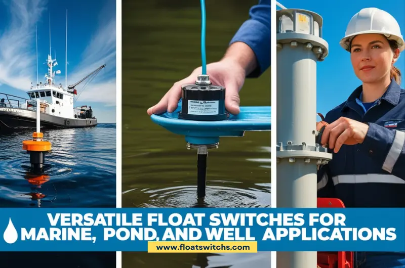 Versatile Float Switches for Marine, Pond, and Well Applications