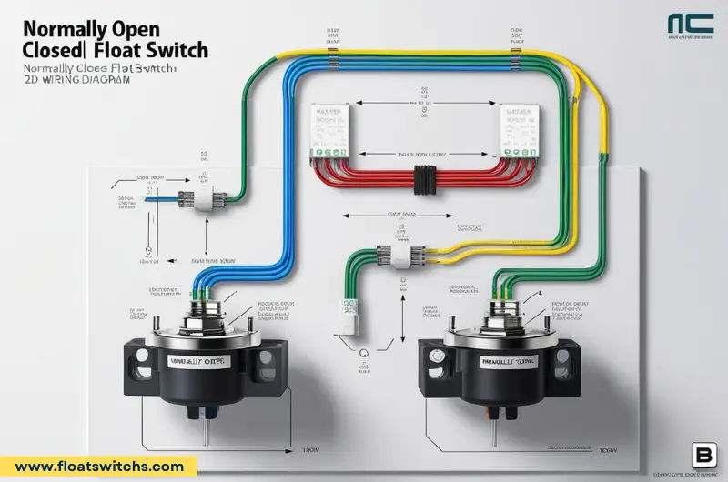 Wiring Diagrams for AC Float Switches