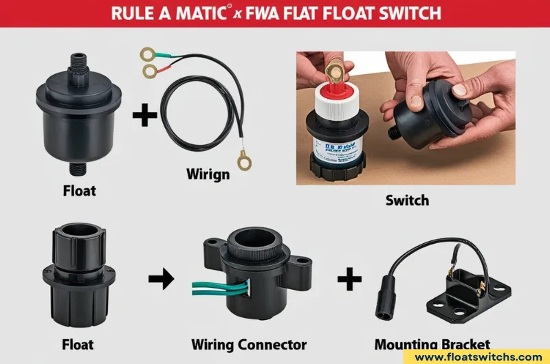 Components of the Rule A Matic Float Switch