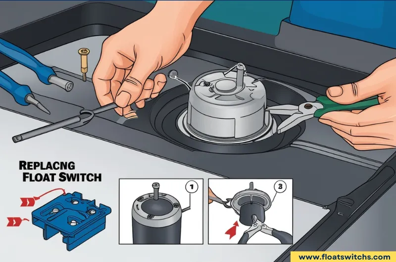 Replacing the Float Switch in KitchenAid Dishwashers