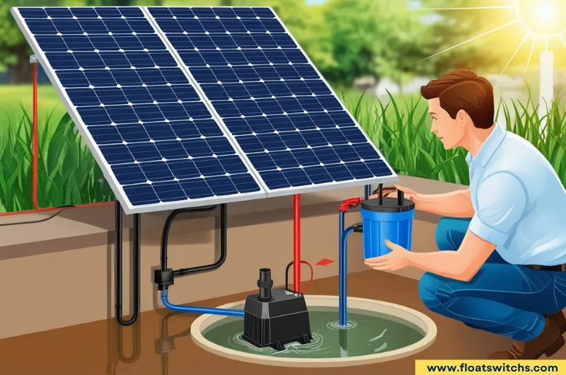 Solar-Powered Sump Pumps with Float Switches